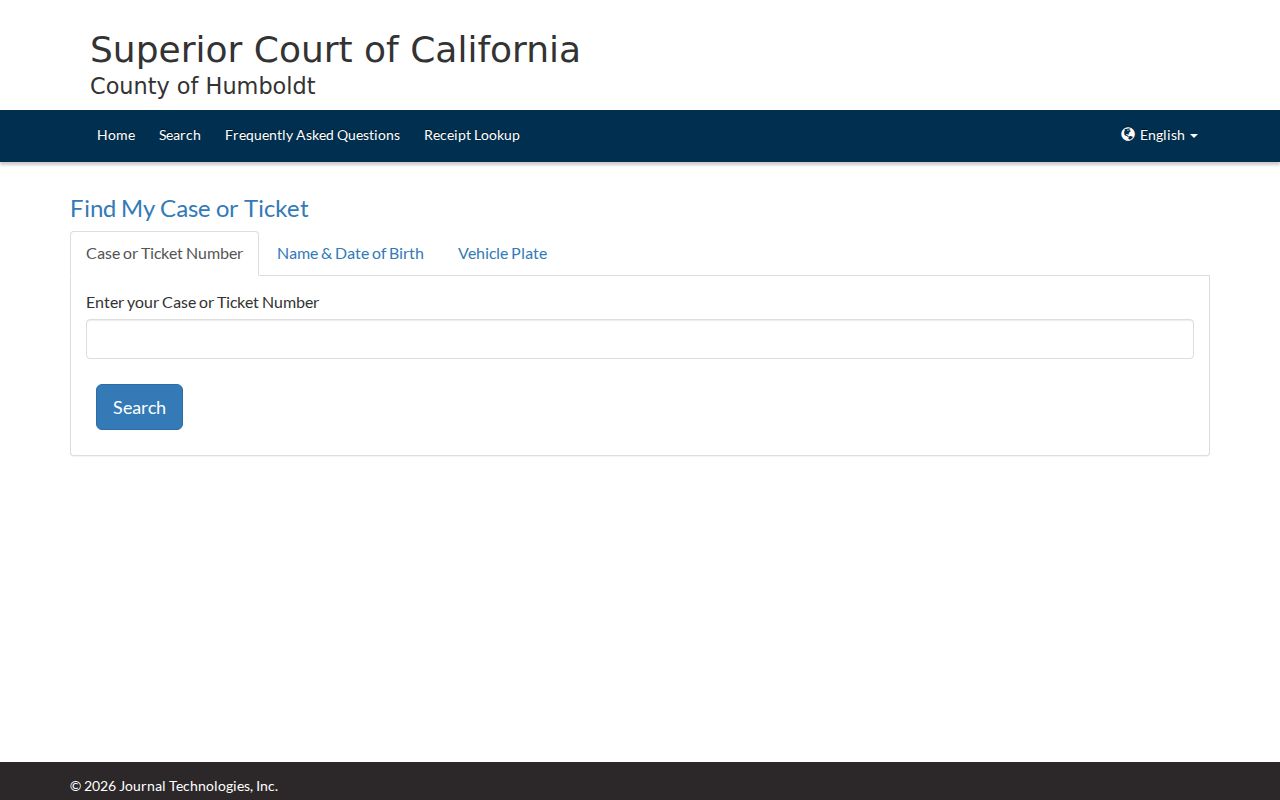Eureka people search Humboldt Superior Court ePay-it case and ticket lookup